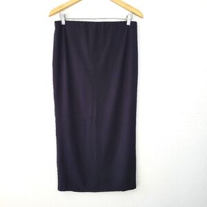 Hatch Black Midi Skirt Size S